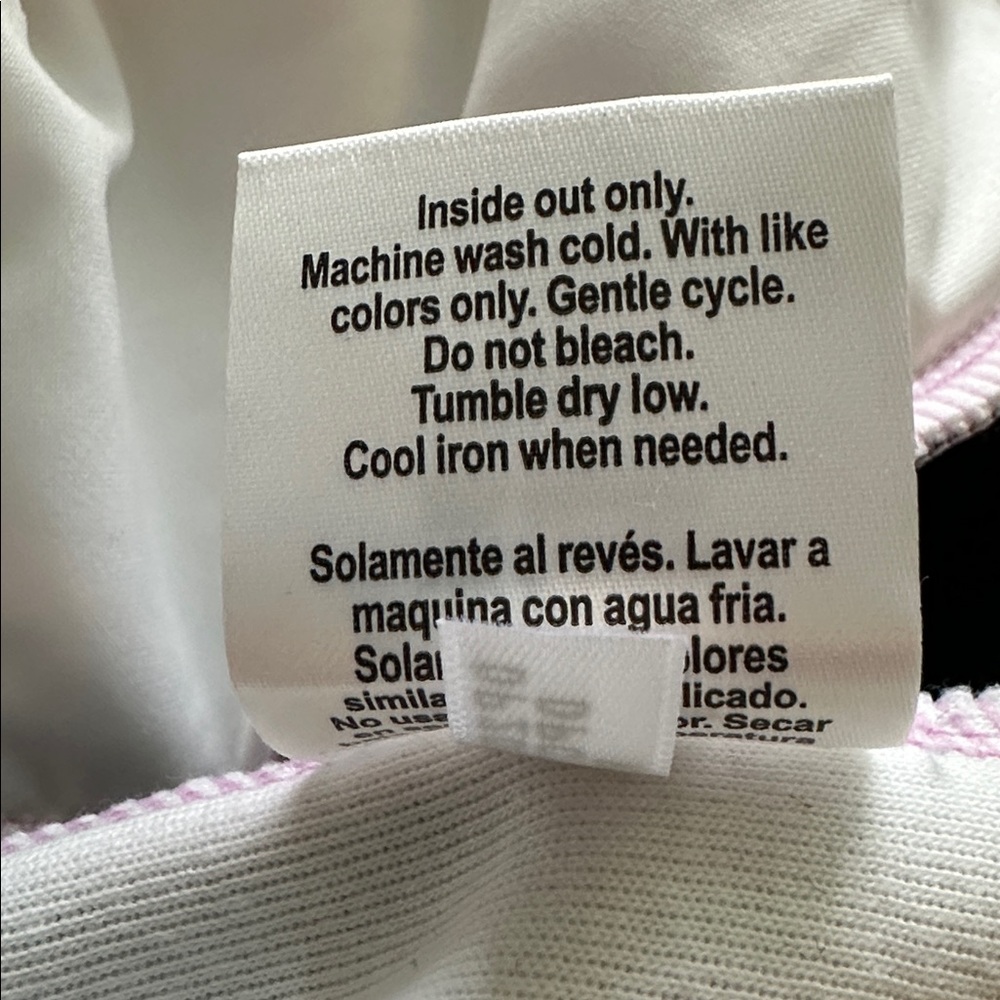 NWT DKNY Pink and White Half-Zip Top Size XXL - Picture 14 of 15